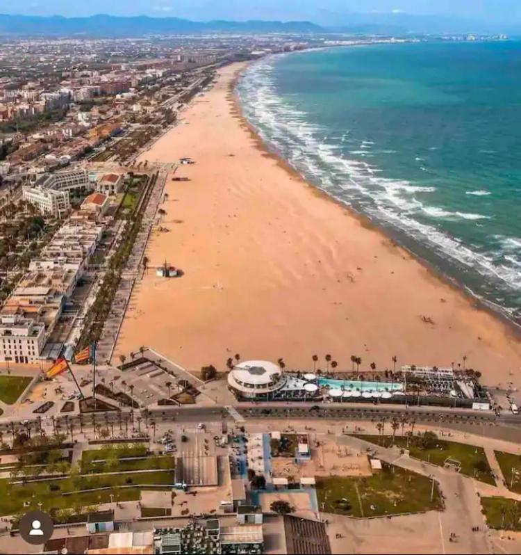 Lovely Apartment Near Beach & Science City Valencia Kültér fotó